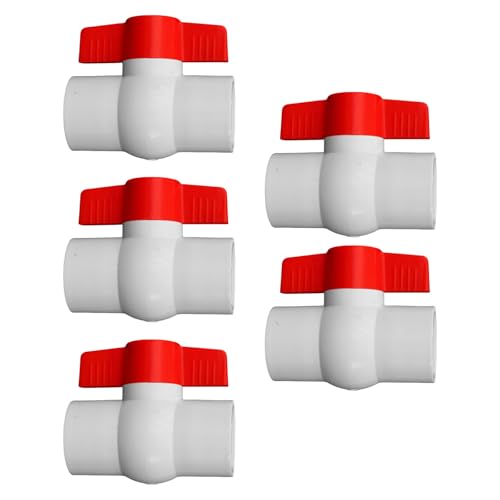 5pieces 2inch Robuste PVC Runde Ventil von KAHDGSS