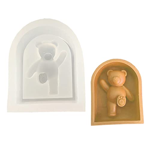 Bären Tür Rahmen Kerze Silikonform Für Handgefertigte Kerzenornamente Schimmelhandwerk Herstellung Werkzeug Backform Machen Bären Tür Rahmen Kerze Silikonform Für Handgefertigte Kerzenornamente Schimmelhandwerk Herstellung Werkzeug Backform Machen von KAHDGSS