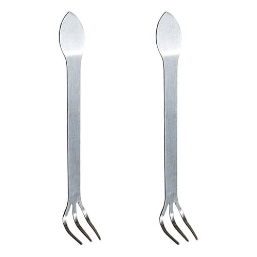 Bonsai-Rechen aus Edelstahl für einfache Handhabung, präzise Detaillierung in Kunst und Gartenarbeit, 1/2 Stück von KAHDGSS