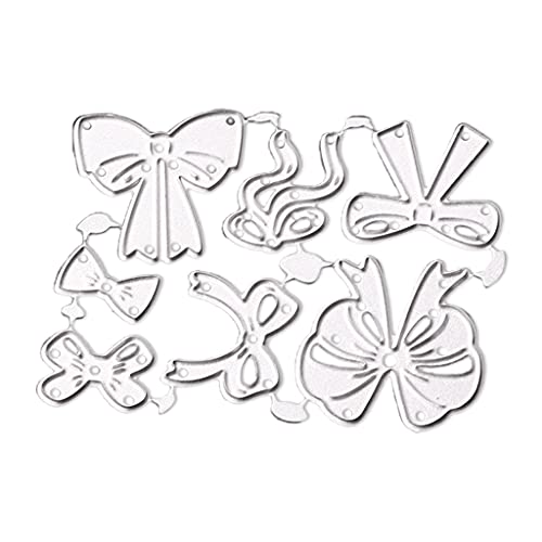 Bows Metal Cutting Stempel Stencil Scrapbooking Album Paper Card Vorlage Schimmelputzdekoration Metall Schneidstürme Schablonen Scrapbooking Album Paper Card von KAHDGSS