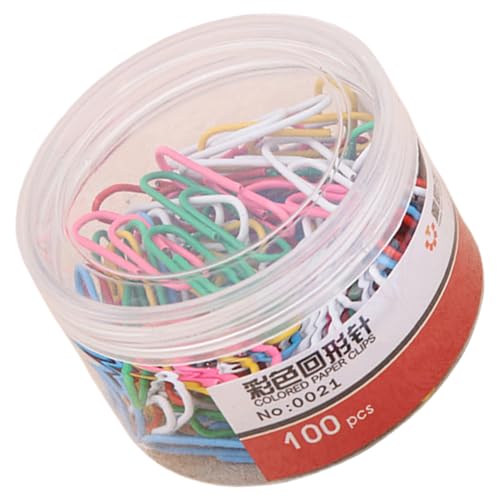 Bunte Büroklammern, Lesezeichen, 28 mm, Markierung, Buchstaben, Metall, Büro, Schulbedarf von KAHDGSS