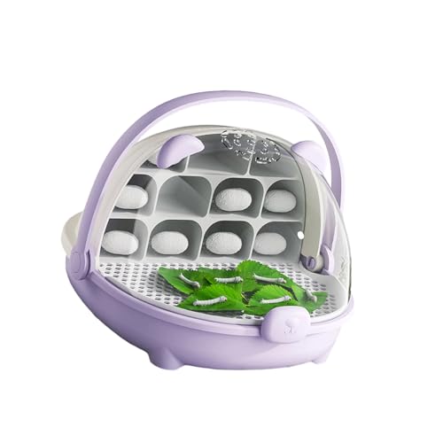 KAHDGSS Clear Seidenraupienbeobachtungskasten Mit Abnehmbarem Kompartiment Und Luftströmen Für Die Entwicklung Von Seidenraupen Und Wachstumsverlagerung Mit Belüftung KAHDGSS Clear Seidenraupienbeobachtungskasten Mit Abnehmbarem Kompartiment Und Luftströmen Für Die Entwicklung Von Seidenraupen Und Wachstumsverlagerung Mit Belüftung von KAHDGSS