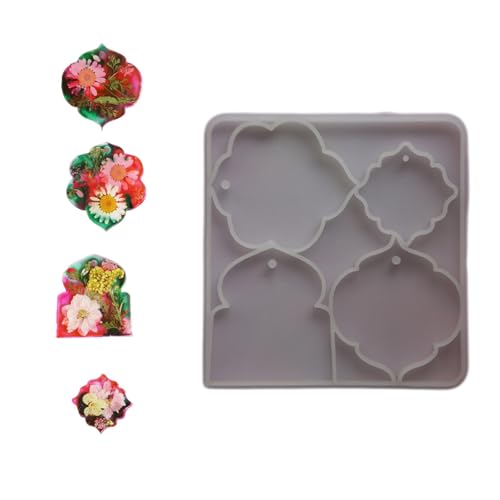 Dekorative Silikonform mit Blumenanhänger, leicht zu lösen, Bastelbedarf für handgefertigte Seife, Schmuck, Design, Silikonanhängerform Dekorative Silikonform mit Blumenanhänger, leicht zu lösen, Bastelbedarf für handgefertigte Seife, Schmuck, Design, Silikonanhängerform von KAHDGSS
