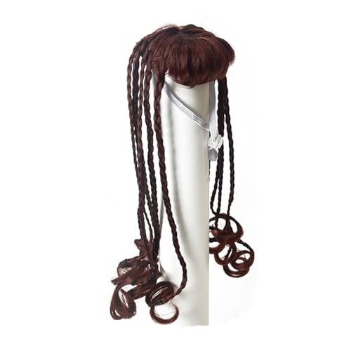 Gänsehundfeier Kopfbedeckung Lang Geflochtenes Frisur Thematisches Outfit Synthetisches Haar Einfaches Haustierkostümzubehör Gänsehundfeier Kopfbedeckung Lang Geflochtenes Frisur Thematisches Outfit Synthetisches Haar Einfaches Haustierkostümzubehör von KAHDGSS