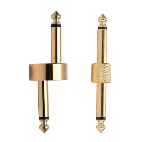 Gitarrenkabel, abgewinkelte Anschlüsse, Metall, Kabel für Gitarrenpedal, geeignet zur Maximierung der Effizienz des Pedals, Kabeleffekte Gitarrenkabel, abgewinkelte Anschlüsse, Metall, Kabel für Gitarrenpedal, geeignet zur Maximierung der Effizienz des Pedals, Kabeleffekte von KAHDGSS