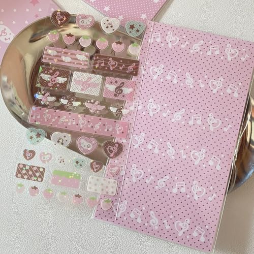 Glitzer Aufkleber Musik Note Strawberry Star Sticker Kleber Dekoration Für Scrapbooking Journal Phone Case Musik Note Strawberry Star Glitzer Aufkleber Musik Note Strawberry Star Sticker Kleber Dekoration Für Scrapbooking Journal Phone Case Musik Note Strawberry Star von KAHDGSS