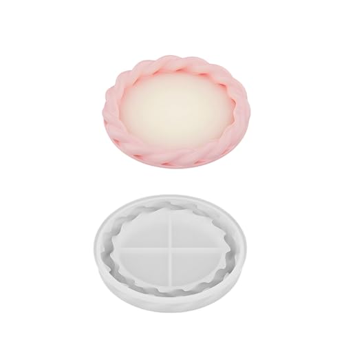 Großkapazitätsdesigns Love Twist Plate Tably Craft Aus Silikon Tragbar Für Restaurantservice Und Urlaubsdekorationen Wiederverwendbarer Schimmelpilze von KAHDGSS