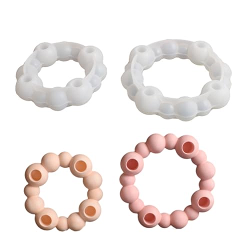 Handherstellung Silikonform Rund Kerzenbasis Formen Kerzenhalter Formen Silikontextur Zum Herstellen Von Halterbasisform von KAHDGSS