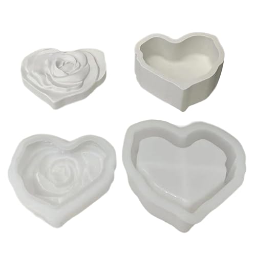 Herzförmige Speicherbox Form Mit Deckel Home Organization Hülle Kastenform Praktischer Schmuck Behälter Epoxidharzform Hohe Temperaturresistent Herzförmige Speicherbox Form Mit Deckel Home Organization Hülle Kastenform Praktischer Schmuck Behälter Epoxidharzform Hohe Temperaturresistent von KAHDGSS