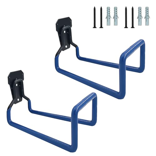 KAHDGSS 2 Stück stabile Metall-Schlauchhalter zur Wandmontage, starker Wasserschlauchhaken für den Außenbereich und platzsparende Designs, Metall-Schlauchhalter von KAHDGSS