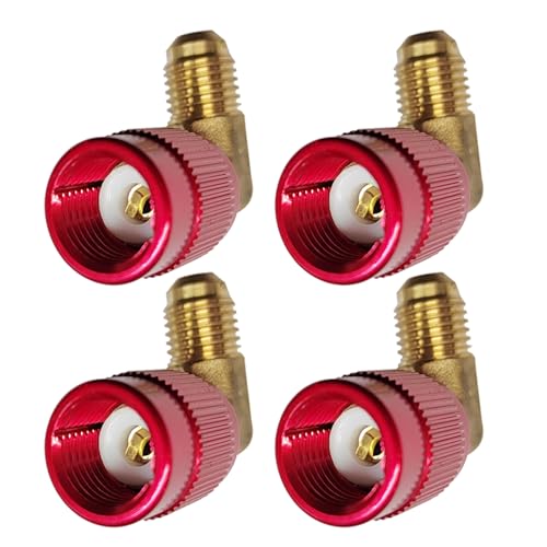 KAHDGSS 4 Stück R410A Kältemitteladapter Effiziente Klimaanlage Kupplung Fittings Schnellkupplung Adapter für Wartung KAHDGSS 4 Stück R410A Kältemitteladapter Effiziente Klimaanlage Kupplung Fittings Schnellkupplung Adapter für Wartung von KAHDGSS