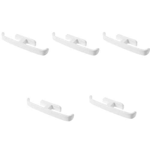 KAHDGSS 5pieces Wandmontierte Schuhorganisatoren Einfach Nicht Bohranlageninstallation Slipperhalter Rack Hält Ihr Badezimmer Ordentlich Und Trockener Raumsparschuhspeicher Rack von KAHDGSS