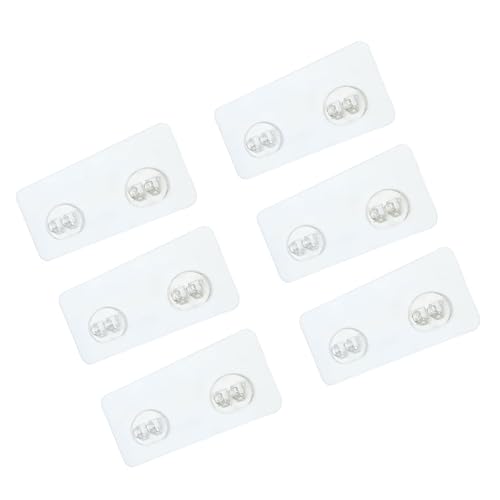 KAHDGSS 6pcs Robuste Selbstklebende Duschwandhaken Praktische Kleber Wandhaken Tragbare Kleiderbügel Für Home Office Hotel Verwenden Sie Plastik Utility Hooks KAHDGSS 6pcs Robuste Selbstklebende Duschwandhaken Praktische Kleber Wandhaken Tragbare Kleiderbügel Für Home Office Hotel Verwenden Sie Plastik Utility Hooks von KAHDGSS