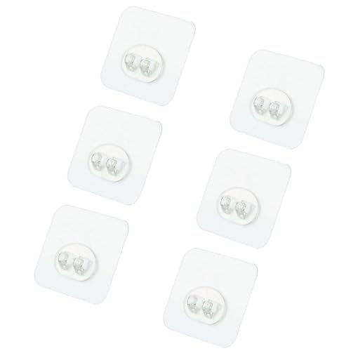 KAHDGSS 6pcs Robuste Selbstklebende Duschwandhaken Praktische Kleber Wandhaken Tragbare Kleiderbügel Für Home Office Hotel Verwenden Sie Plastik Utility Hooks KAHDGSS 6pcs Robuste Selbstklebende Duschwandhaken Praktische Kleber Wandhaken Tragbare Kleiderbügel Für Home Office Hotel Verwenden Sie Plastik Utility Hooks von KAHDGSS