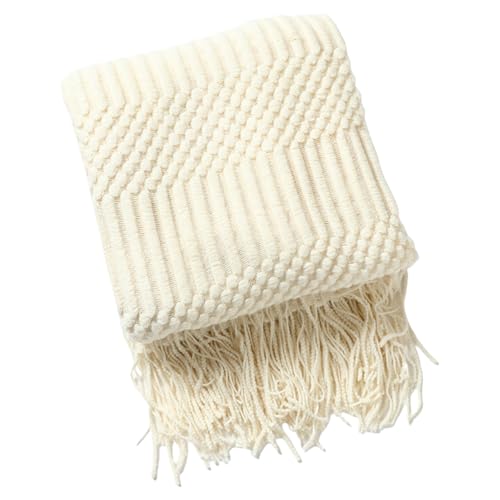 KAHDGSS Bohos Decken Lanzen Nordische Sofa Bedecken Decken Mit Quasten Überzussierte Strukturierte Bauernhäuser Vintages Geschenkdecke Lances von KAHDGSS