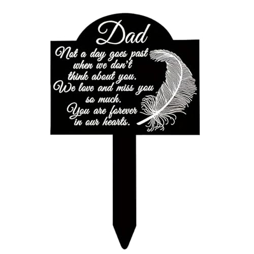 KAHDGSS Cemetery Memorial Grab Marker Cemetery Acryl Ornamente Für Outdoor Und Innengefühl Gedenkgeschenk Geschenke Dog Grabstone von KAHDGSS