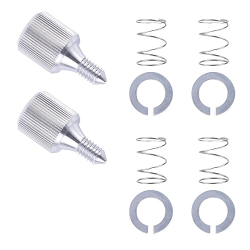 KAHDGSS Daumenschrauben aus Edelstahl und 4 Sets Arava Feder Korrosion robuste Mischungen Zubehör Ersatzteile Ersatzschraube Daumenschraube Ersatz Stahl von KAHDGSS