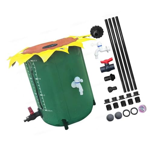KAHDGSS Faltbarer Wasserbehälter Für Gartenregenwassernte PVC Materialien Kompakte Design 50 L Aufbewahrungslösung PVC Klappwassereimer KAHDGSS Faltbarer Wasserbehälter Für Gartenregenwassernte PVC Materialien Kompakte Design 50 L Aufbewahrungslösung PVC Klappwassereimer von KAHDGSS