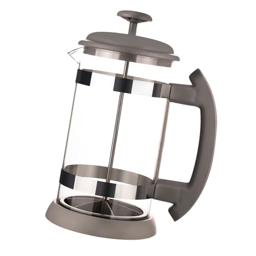 KAHDGSS Französisch Gepresste Kaffeemaschine Mit Edelstahl Und Zerschmettertes Glas Für Perfekte Brauentöpfe Französische Pressehersteller Abnehmbare Teile KAHDGSS Französisch Gepresste Kaffeemaschine Mit Edelstahl Und Zerschmettertes Glas Für Perfekte Brauentöpfe Französische Pressehersteller Abnehmbare Teile von KAHDGSS