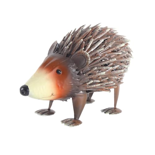 KAHDGSS Freien Skurrile Igel Aus Metall Ornamenten Garten Rasen Hof Künstlerischer Kunst Skulpturendekoration Gartenakzent von KAHDGSS