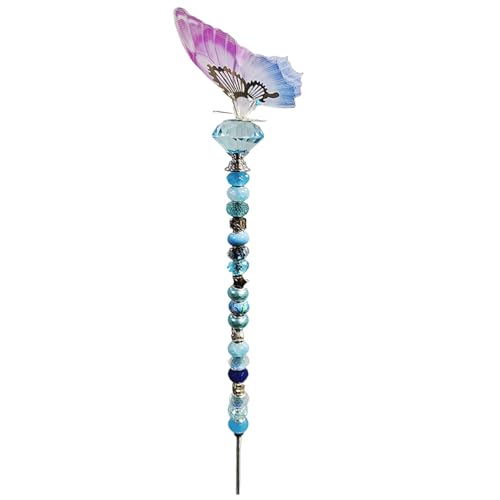 KAHDGSS Garten Dekorative Pfahlhandwerksmaterialien Mit Farbenfrohen Perlen Kreativer Handgefertigter Schmetterling Feen Wand Hinterhof Ornament Handmade Gartenpfahl KAHDGSS Garten Dekorative Pfahlhandwerksmaterialien Mit Farbenfrohen Perlen Kreativer Handgefertigter Schmetterling Feen Wand Hinterhof Ornament Handmade Gartenpfahl von KAHDGSS