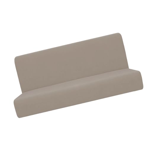 KAHDGSS Graues Stretchsofa Bettbezüge Ohne Armlehnen Polyester Futon Sofa Slipcover Für 3seerer Futon Couch Leicht Zu Versorgen Polyester Spandex von KAHDGSS