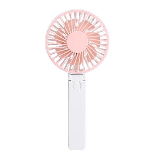 KAHDGSS Handventilator, 3000 mAh, wiederaufladbarer Akku, faltbarer Handventilator, batteriebetrieben mit 3 Geschwindigkeiten, für Outdoor-Reisen, Schreibtischventilator von KAHDGSS
