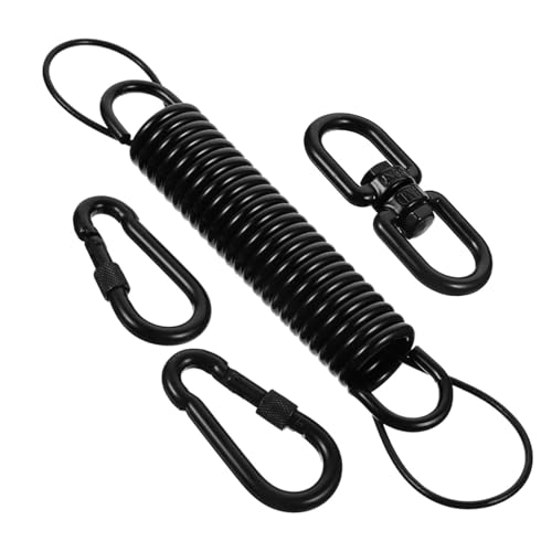 KAHDGSS Hochleistungs 300 Kg Kapazitätsschwungfeder Hardware Mit Sicherheitsdraht Und Rotierenden Schnallen Für Hängemattenstühle Für Hängsematte Korrosionsbeständiger Hangstuhl von KAHDGSS