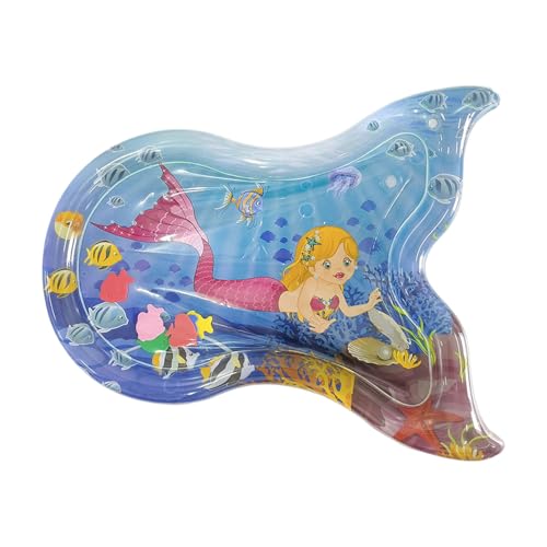 KAHDGSS Hunde Kühlmatte Katzenbett Aufblasbare Wasserbett Liege Für Kleine Katzen Wasserssensorische Spielmatte Round Liege Haustierkühlmatten Für Hunde von KAHDGSS