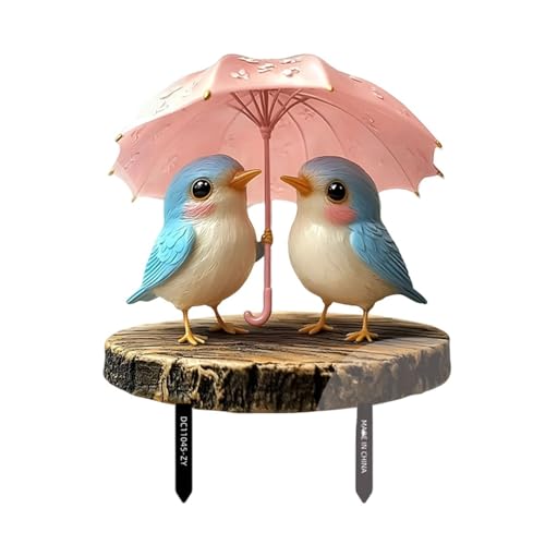 KAHDGSS Kreatives Thema Gartenpfahl Für Outdoor Dekoration PVC Wetterfestes Hof Blütenbett Erde Landschaft PVC Garden Ornament von KAHDGSS