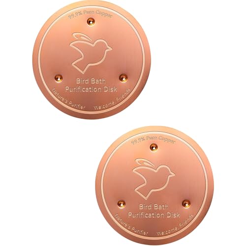 KAHDGSS Kupfer Vogelbad Reinigung Disk Mit Dreifacher Point Stütze Kupferreiniger Für Outdoor Vogelbad Zeitsparen Vogelbadlösung von KAHDGSS