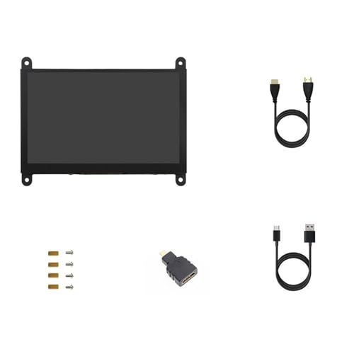 KAHDGSS LCD Touchable Screen 5inch 1024x600 Auflösung Kapazitiver Berührbarer Display Ersatz Für 5 3B+ 4B Developmen Board Monitor KAHDGSS LCD Touchable Screen 5inch 1024x600 Auflösung Kapazitiver Berührbarer Display Ersatz Für 5 3B+ 4B Developmen Board Monitor von KAHDGSS