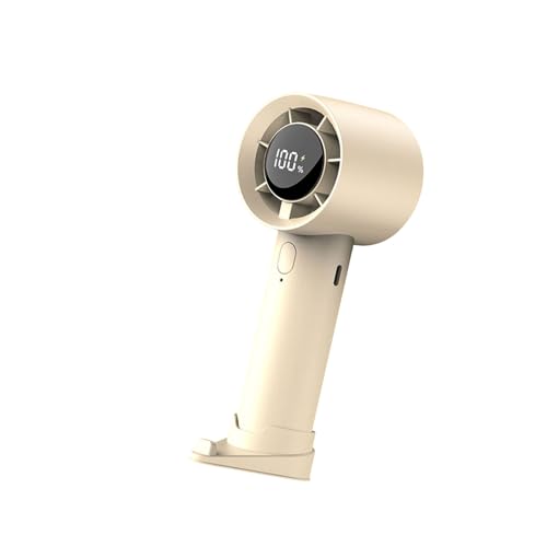 KAHDGSS Leichter LED-Ventilator mit Digitalanzeige, wiederaufladbar, elektrischer Ventilator, Outdoor-Kühlgerät mit 1200 mAh Akku, einstellbare Geschwindigkeit KAHDGSS Leichter LED-Ventilator mit Digitalanzeige, wiederaufladbar, elektrischer Ventilator, Outdoor-Kühlgerät mit 1200 mAh Akku, einstellbare Geschwindigkeit von KAHDGSS