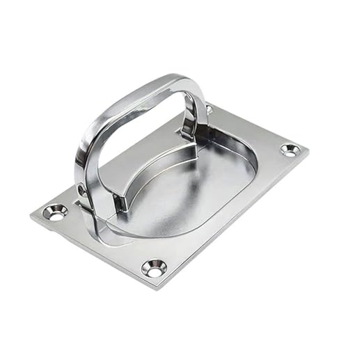 Mehrzweckfederbeladter Heldgriff Elegant Silberfarbe Accessoire Für Kommoden Und Aufbewahrungsbox Easy Installion Hochstärke Zinklegierunggriff von KAHDGSS