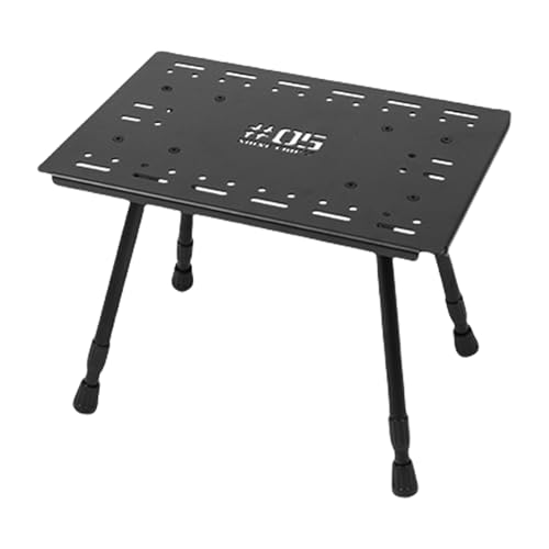 KAHDGSS Multifunktionaler Outdoor Campingschreibtisch Verstellbarer Grillschreibtisch Klapptisch Tragbare Aluminiumlegierungen Klappstuhl von KAHDGSS