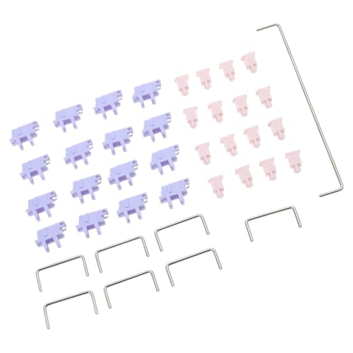 KAHDGSS Plattenmontiertes Stabilisator-Set für mechanische Tastaturen, Satellitenstabilisatoren, 6,25U, 2U, Stahldraht für verbesserte Präzision von KAHDGSS