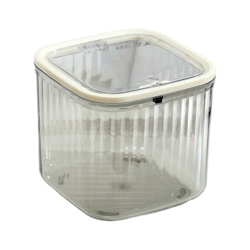 KAHDGSS Platz Sparsame Push Open Desktop Abfallbehälter Transparente Kosmetische Organisatoren Für Home Office Verwenden Sie Push Open Desk Müll Can von KAHDGSS