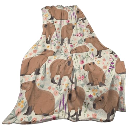 KAHDGSS Plüsch Wurfdecke Für Sofa Und Bett Weich Warm Reversibler Raum Büro Snooze Flanelldecke von KAHDGSS