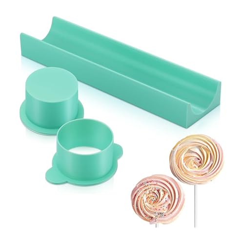 KAHDGSS Runde Kuchenschneider Maker Schimmelpilz Set Mit Tablett Mit Safe Plastik Und Ergonomischen Designs Zum Mühelos Backen Von Dickem Kuchenschneidemittel Schimmelpilz Set von KAHDGSS