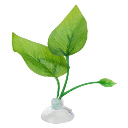 KAHDGSS Saugnapfbecher Blattpolster Rastendes Bett Bettafish Hängemattenbett Fischtank Laichengelände Aquarien Dekoration Für Betta Fische von KAHDGSS