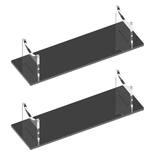 KAHDGSS Set Von 2 Klaren Acrylständer Für Leichte Schwerter Und Sammlerstücke Mehrzweck Display Mit Struften Schwarzen Basis Lichtschwerter Stand von KAHDGSS