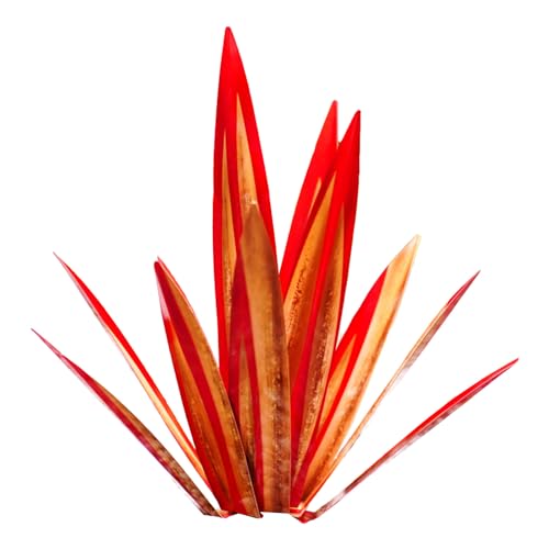 KAHDGSS Tequila Skulptur Metall Agave Pflanze Handbemalte Garten Ornament Outdoor Yard Stake Rasen Figuren Hausdekorationen Agave Gartendekorationen von KAHDGSS