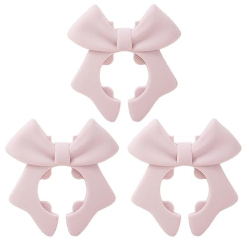 KAHDGSS Lebensmittelqualität Silikon Kochgeschirr Organisatoren Bowknot Design Sichern Spoon Spatulas Clip Für Töpfe Kanten Spülmaschine Geschirrspüler Silikone Kochwerkzeugständer von KAHDGSS