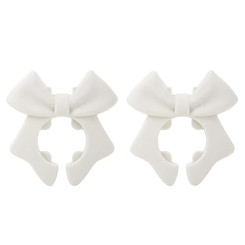 Lebensmittelqualität Silikon Kochgeschirr Organisatoren Bowknot Design Sichern Spoon Spatulas Clip Für Töpfe Kanten Spülmaschine Geschirrspüler Silikone Kochwerkzeugständer von KAHDGSS