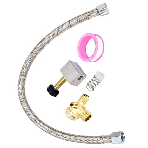 Luftkompressorprüfventile Kits Flexible Schlauchbatteriegärten Elektrowerkzeug Accesoories Dauerluftkompressorventile Kits von KAHDGSS