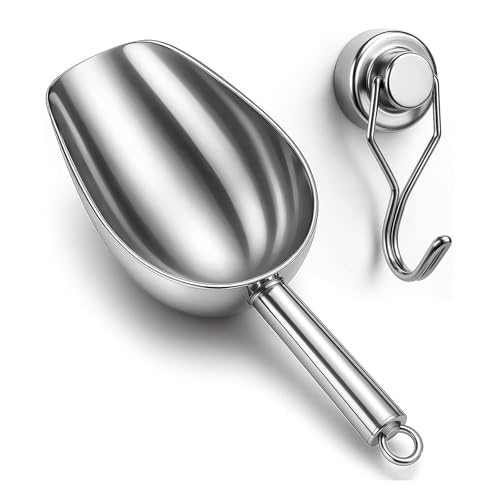 Magnetische Eiswürfel Schaufel Edelstahl Trockenwarenschaufel Für Effiziente Lagerung Und Organisation Kühlschrank Eisschugel Magnetische Eiswürfel Schaufel Edelstahl Trockenwarenschaufel Für Effiziente Lagerung Und Organisation Kühlschrank Eisschugel von KAHDGSS