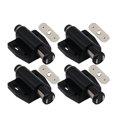 Magnettür Fang Einfache Und Schöne Möbellösung Schließung Perfekt Für Küchen Und Badezimmerschränke Starke Feder Geladene Verschluss Tür Catch Push Open Touch Latches Plastikweich von KAHDGSS