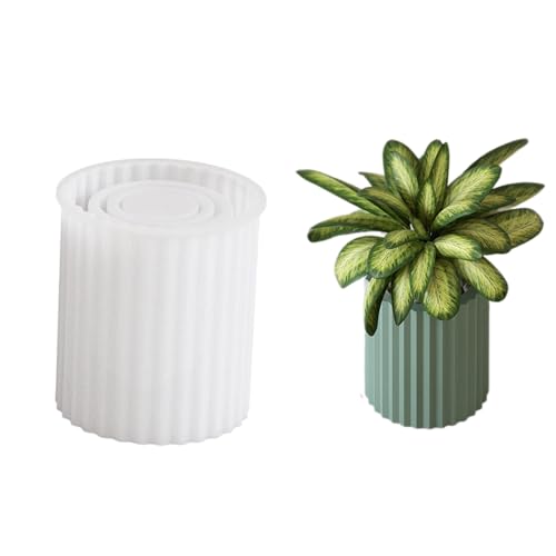 Mehrzweck Silikonvase Blumentöpfe Formen Praktische Silikonvase Formen Für Epoxidhäuser Wohnkultur Sukkulente Töpfe Handgefertigte Kunstzubehör von KAHDGSS