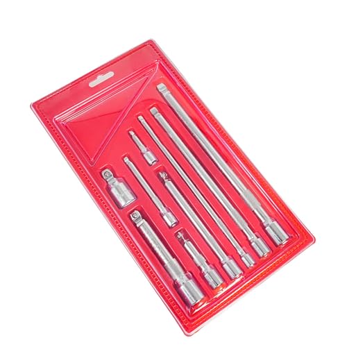 Mehrzweckkugelgelenk Sockeladapter Kits 9 Teilige Hochfestigkeitsstahlverlängerungsstange Für Mechanik Und Diyer Verlängerungsstange Für Engen Platz Mehrzweckkugelgelenk Sockeladapter Kits 9 Teilige Hochfestigkeitsstahlverlängerungsstange Für Mechanik Und Diyer Verlängerungsstange Für Engen Platz von KAHDGSS