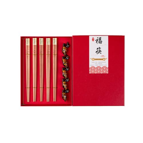 Nonslip Holzwandstäbchen Mit Ergonomischem Natürliches Finish Geschirr Für Zeitgenössische Häuser Dekoration Holzhackstäbchen Mit Set von KAHDGSS